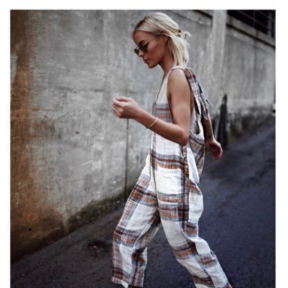 Free People Endless Summer Plaid Jumper✨